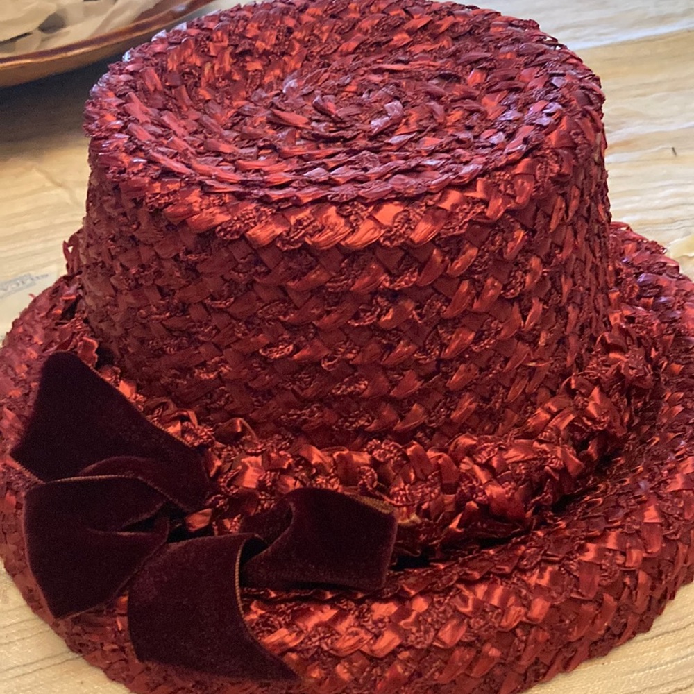 Miss Damozel vintage straw hat.